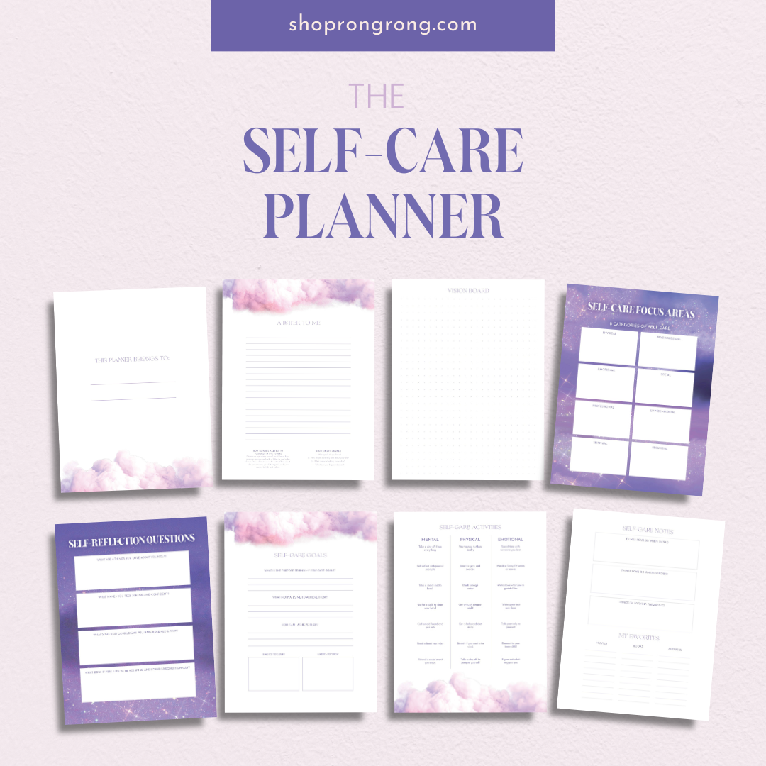 Shop Rongrong Midnight Self Love Planner digital planner