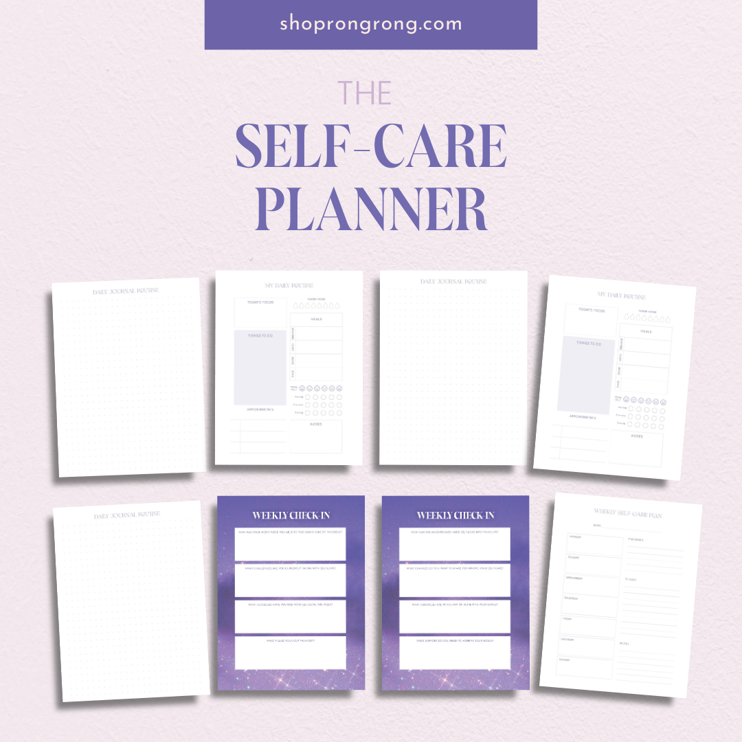 Shop Rongrong Midnight Self Love Planner digital planner