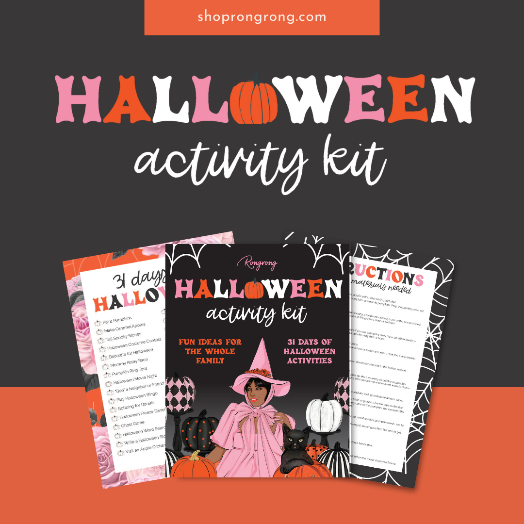 Printable October activity kit pages with games and crafts 