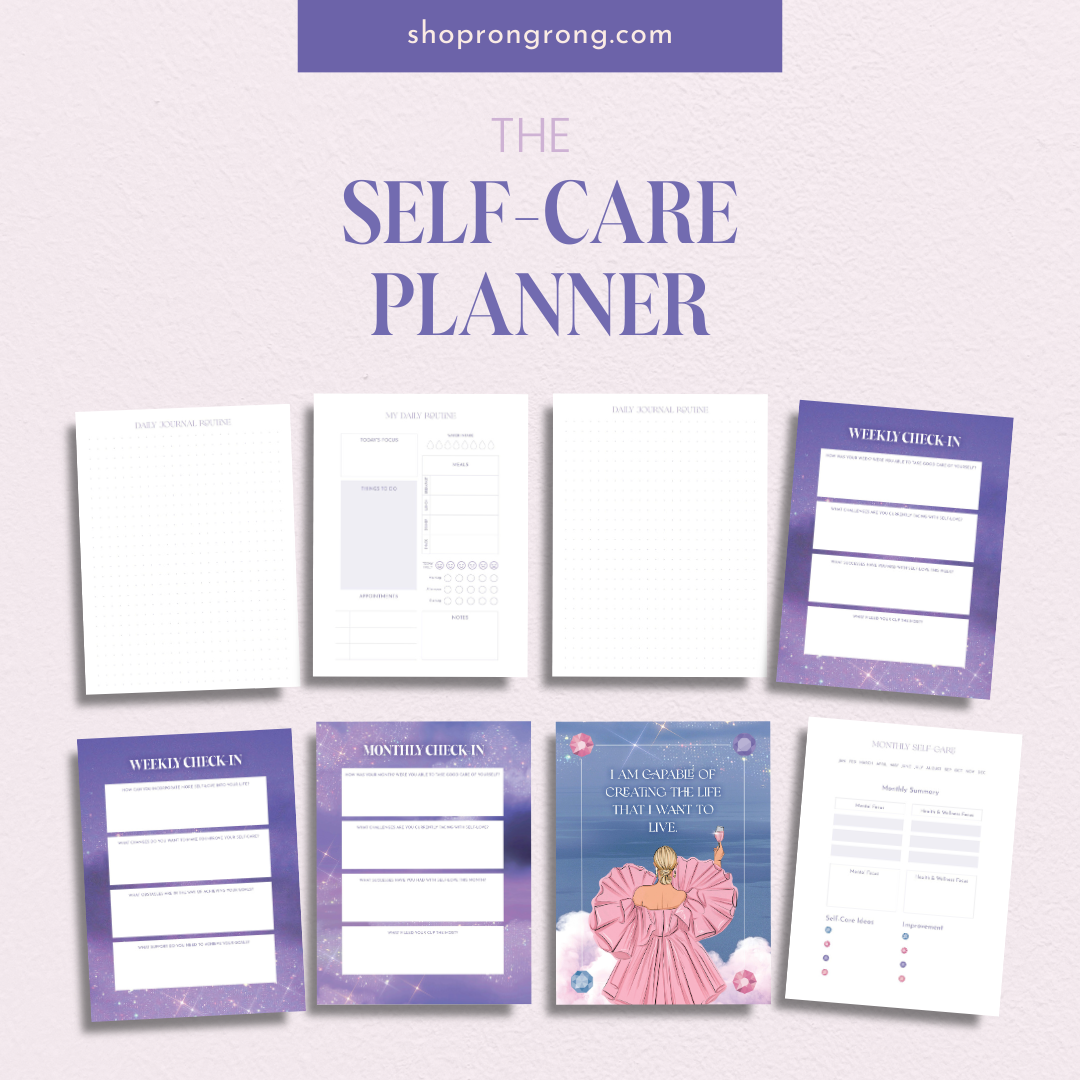 Shop Rongrong Midnight Self Love Digital Planner