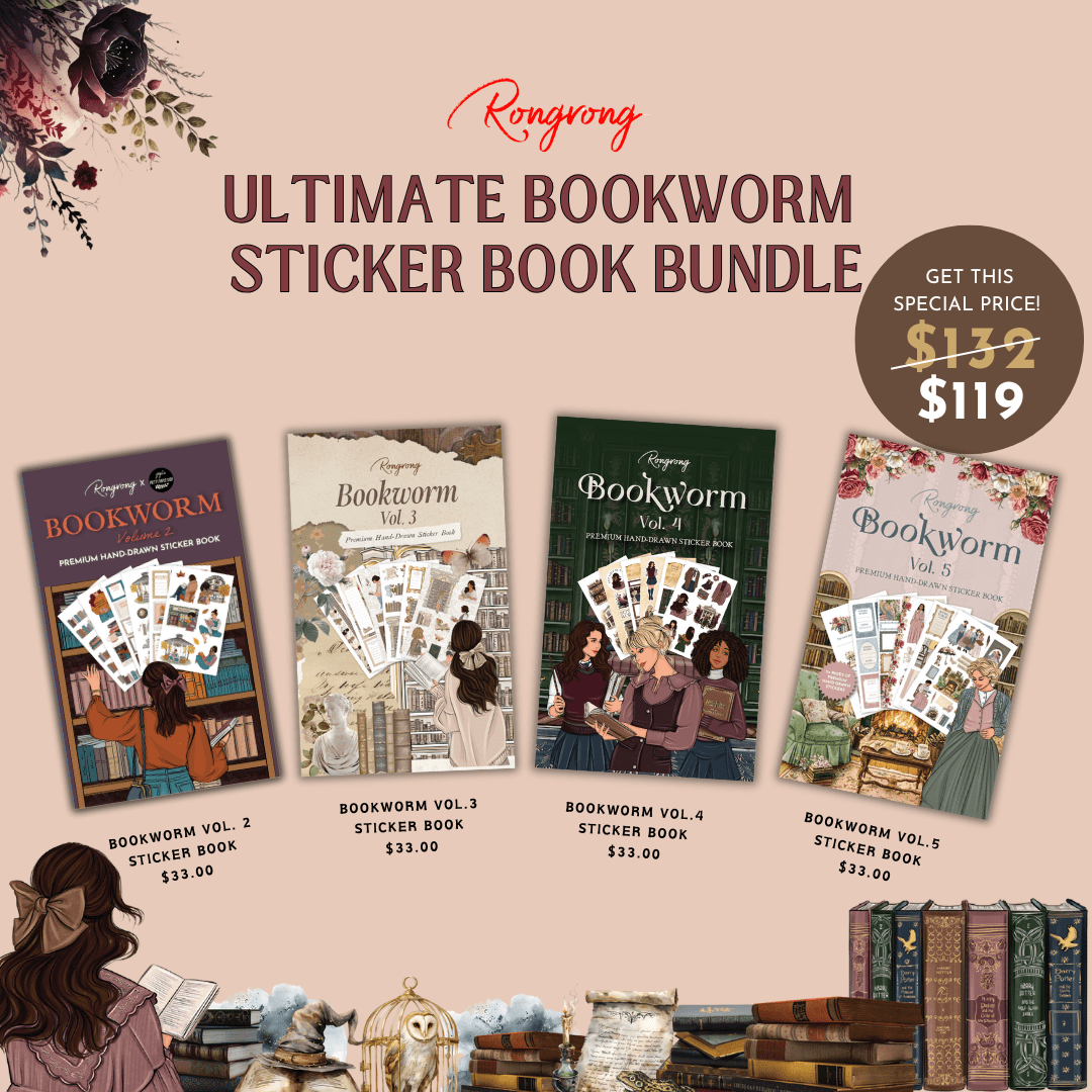Ultimate Bookworm Sticker Book Bundle