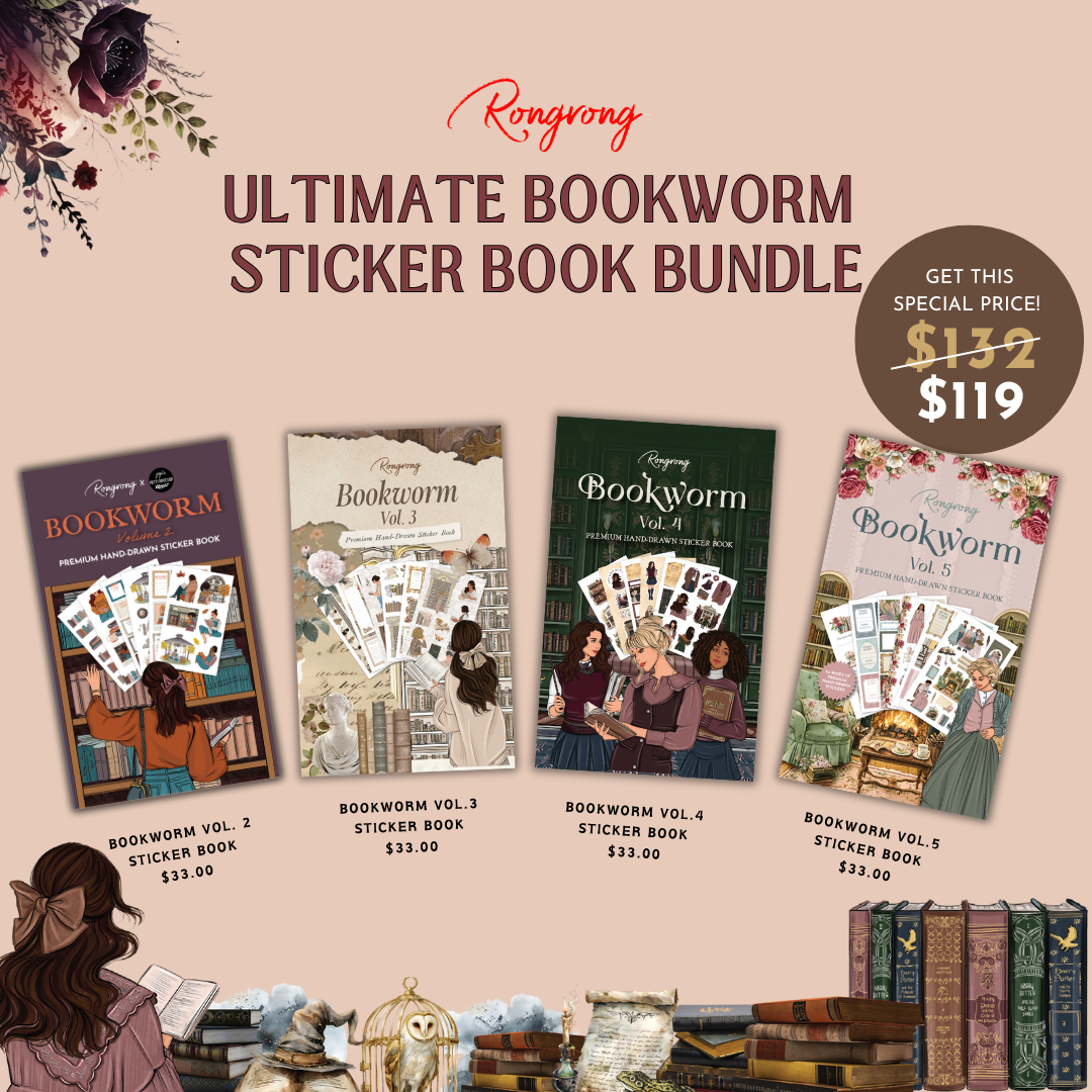 Ultimate Bookworm Sticker Book Bundle