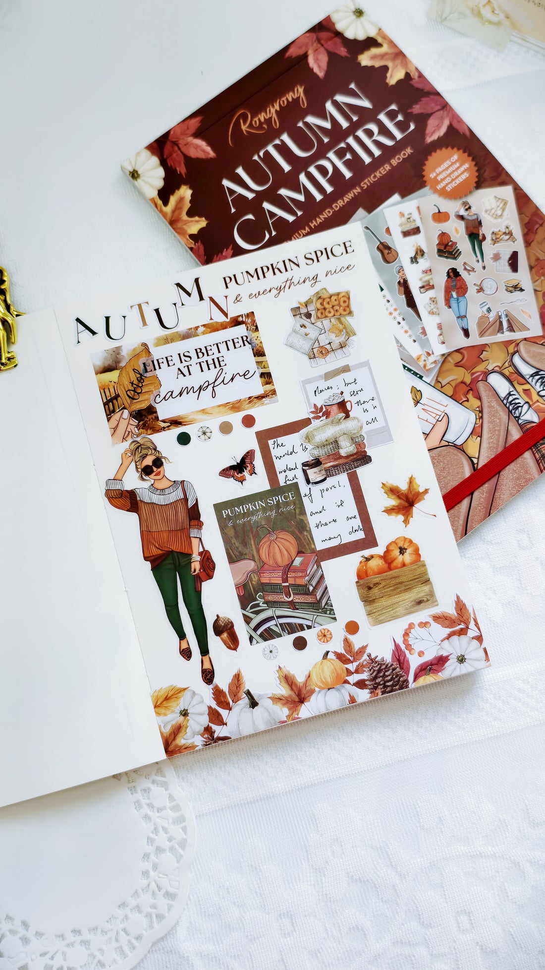 Autumn Campfire Sticker Book