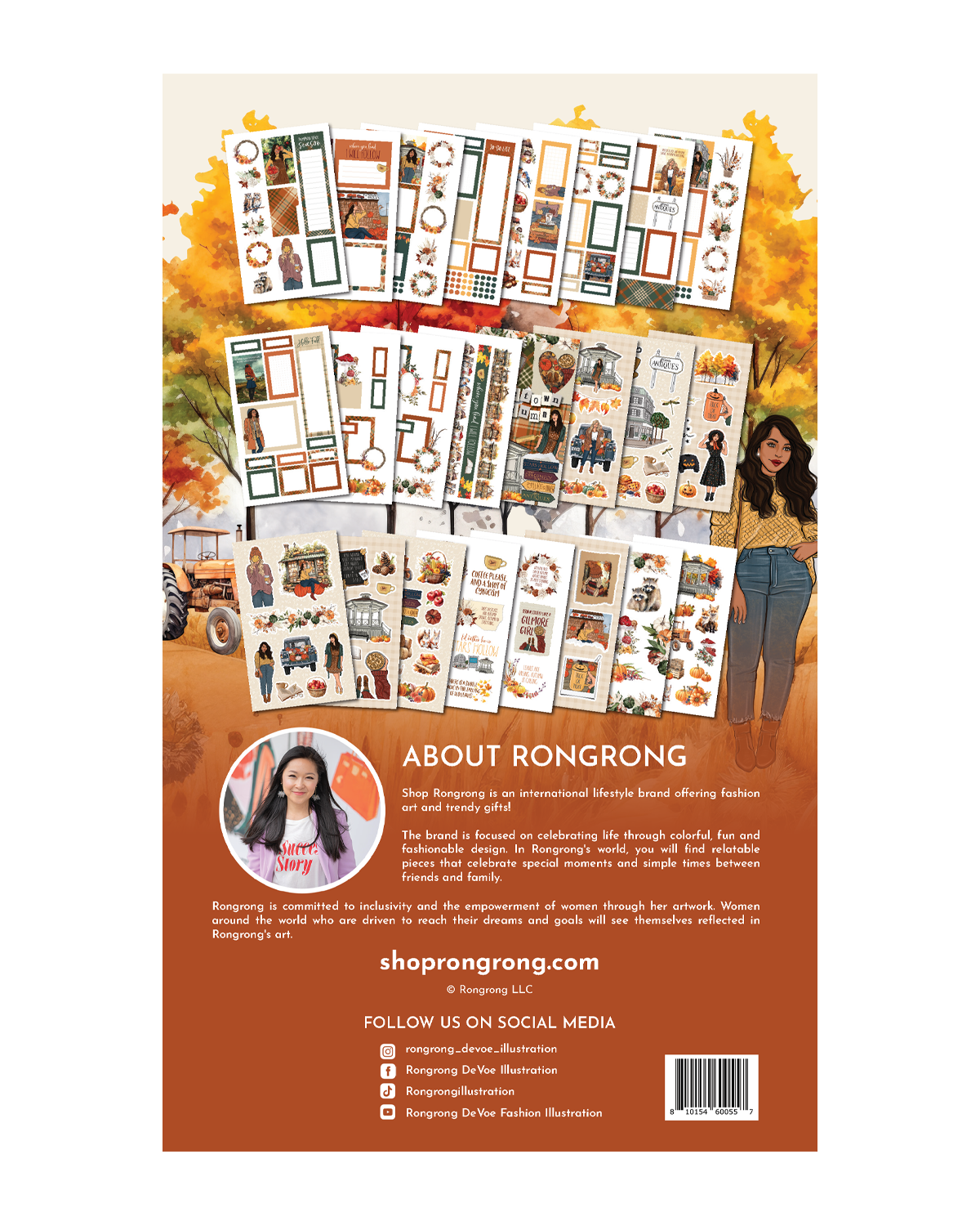 Shop Rongrong Autumn Charm Sticker Book