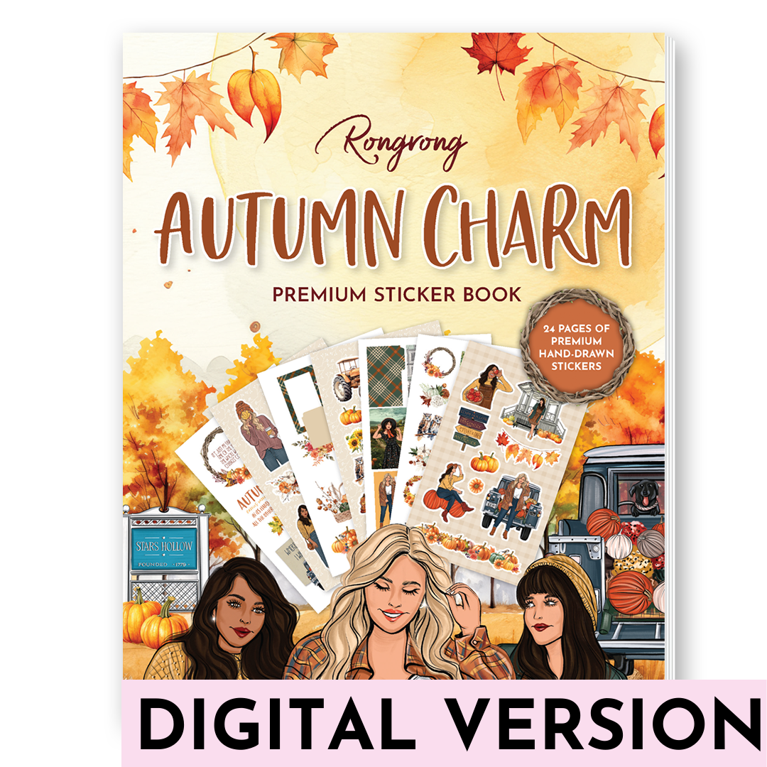 Shop Rongrong Autumn Charm Digital Sticker Book