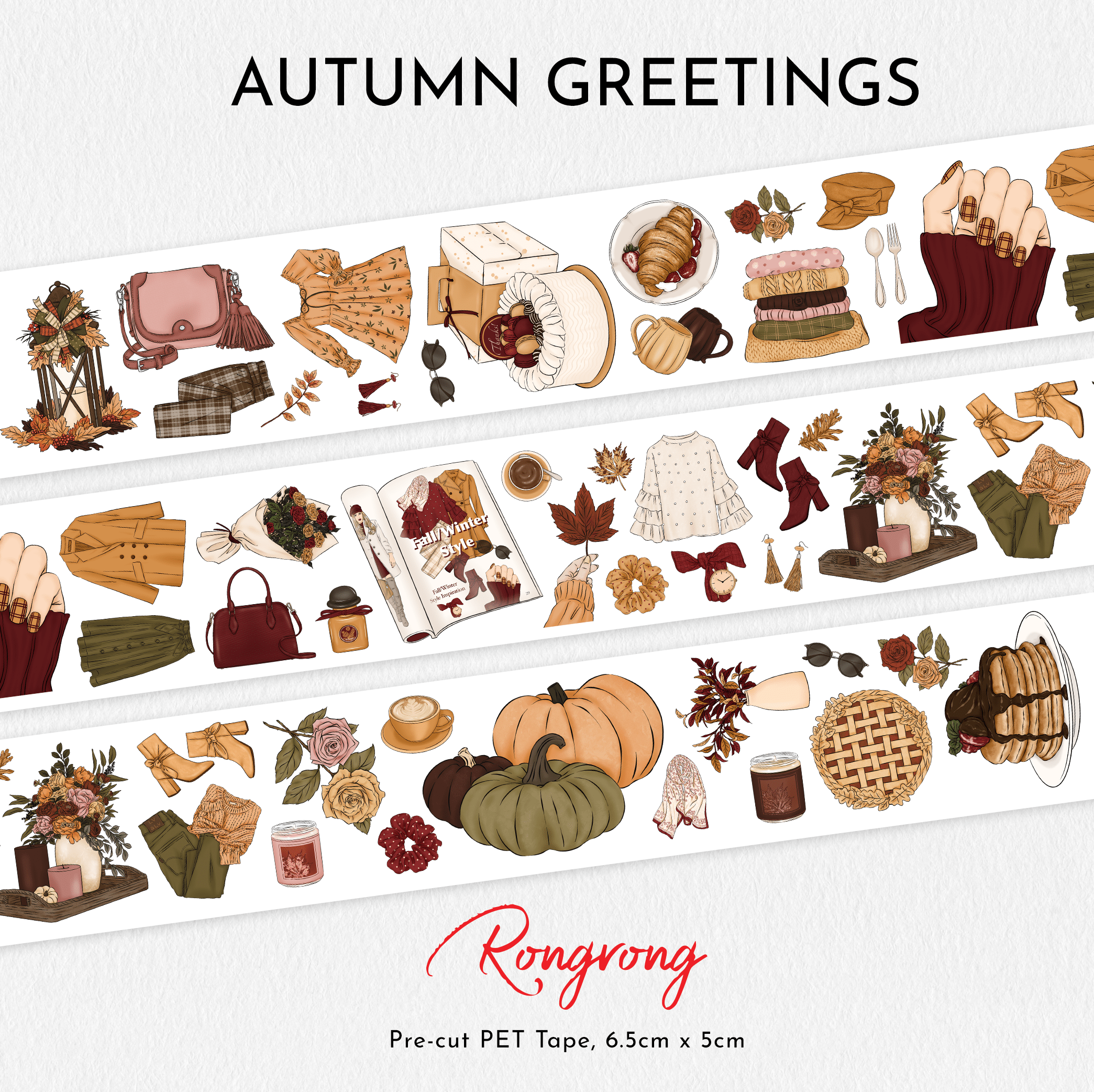 Autumn Greetings PET Tape