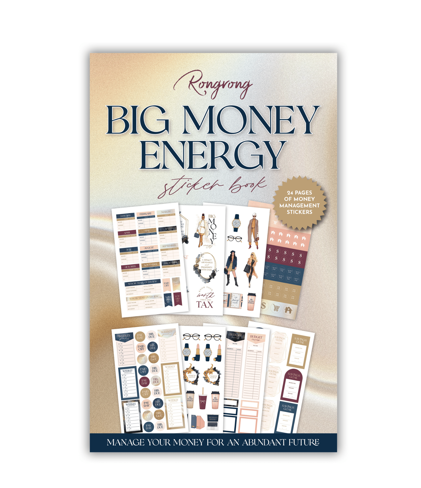 Big Money Energy Planner Sticker Book [EVERYDAY LINE]