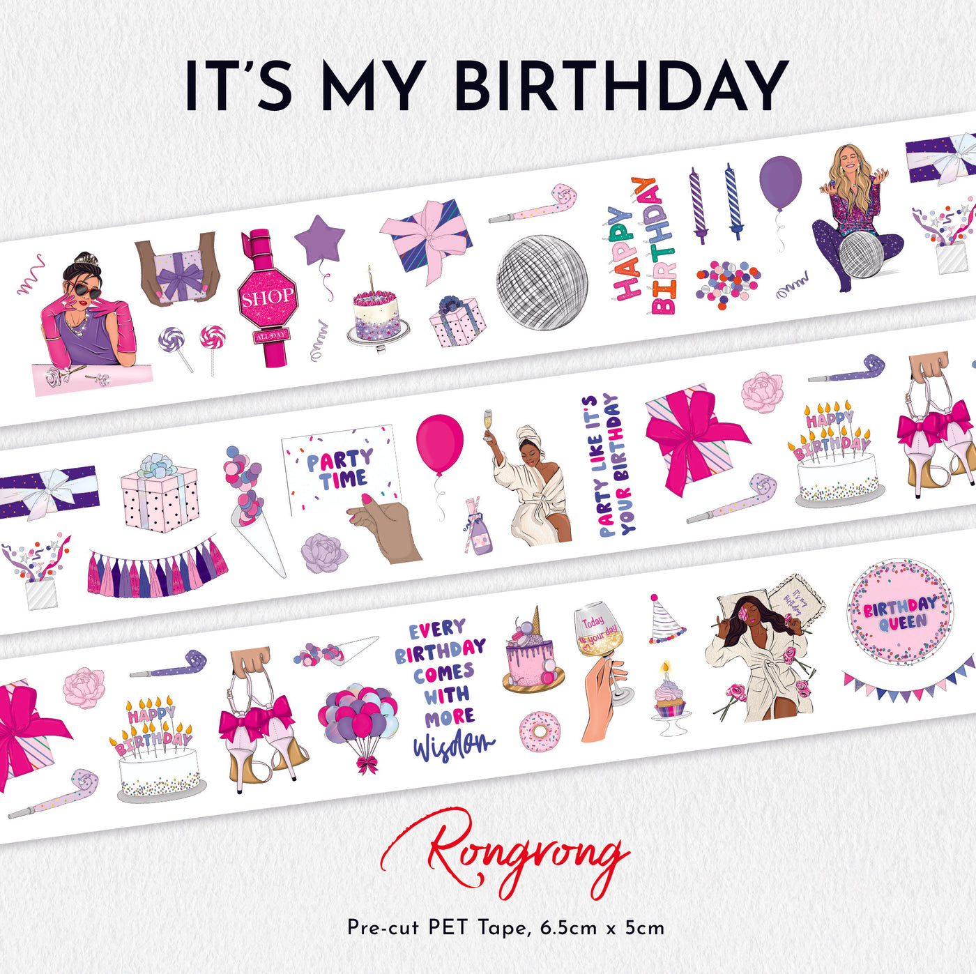 It's My Birthday PET Tape - Shop Rongrong