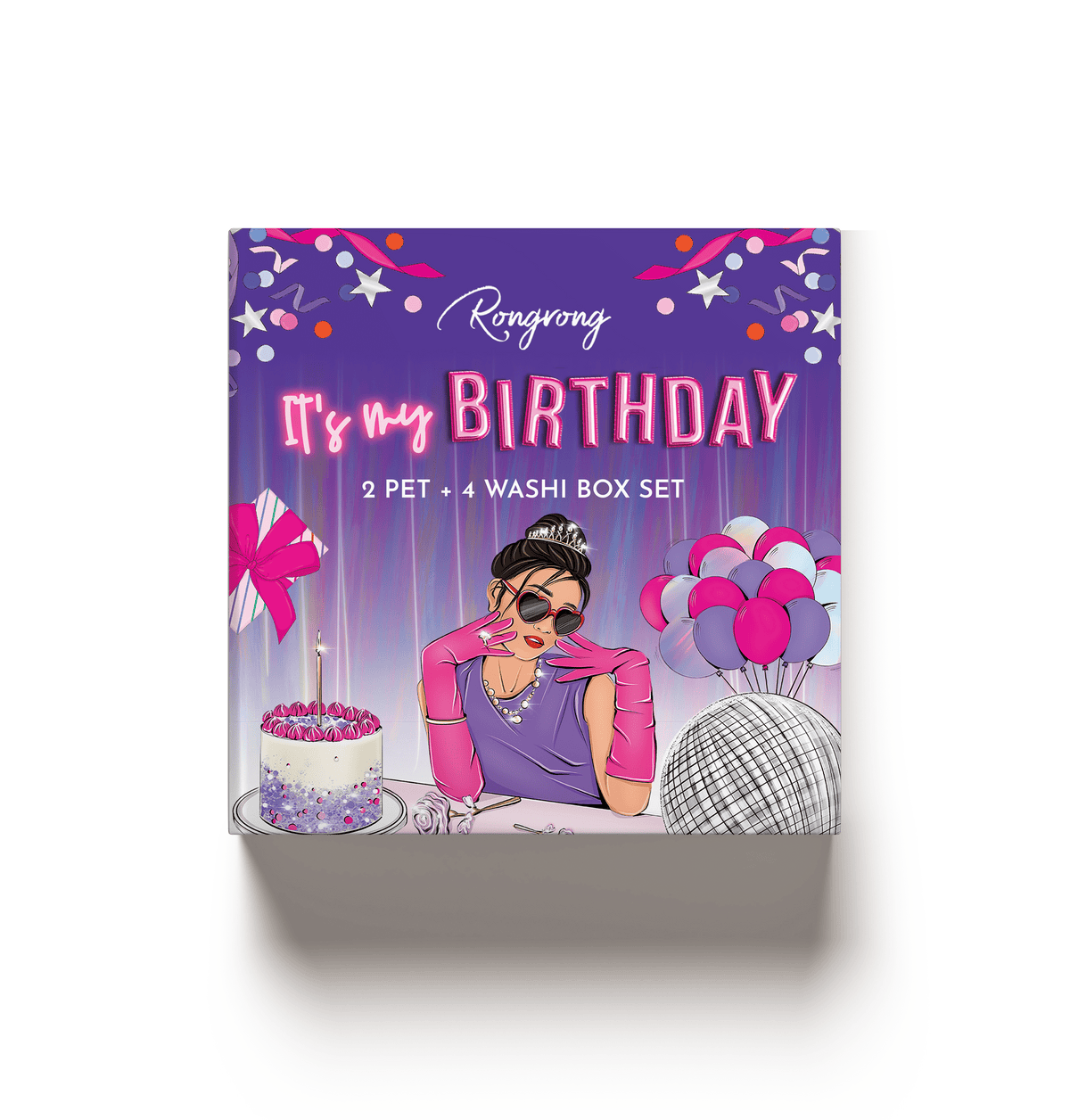It's My Birthday PET + Washi Box