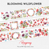 Shop Rongrong Blooming Wildflower PET Tape