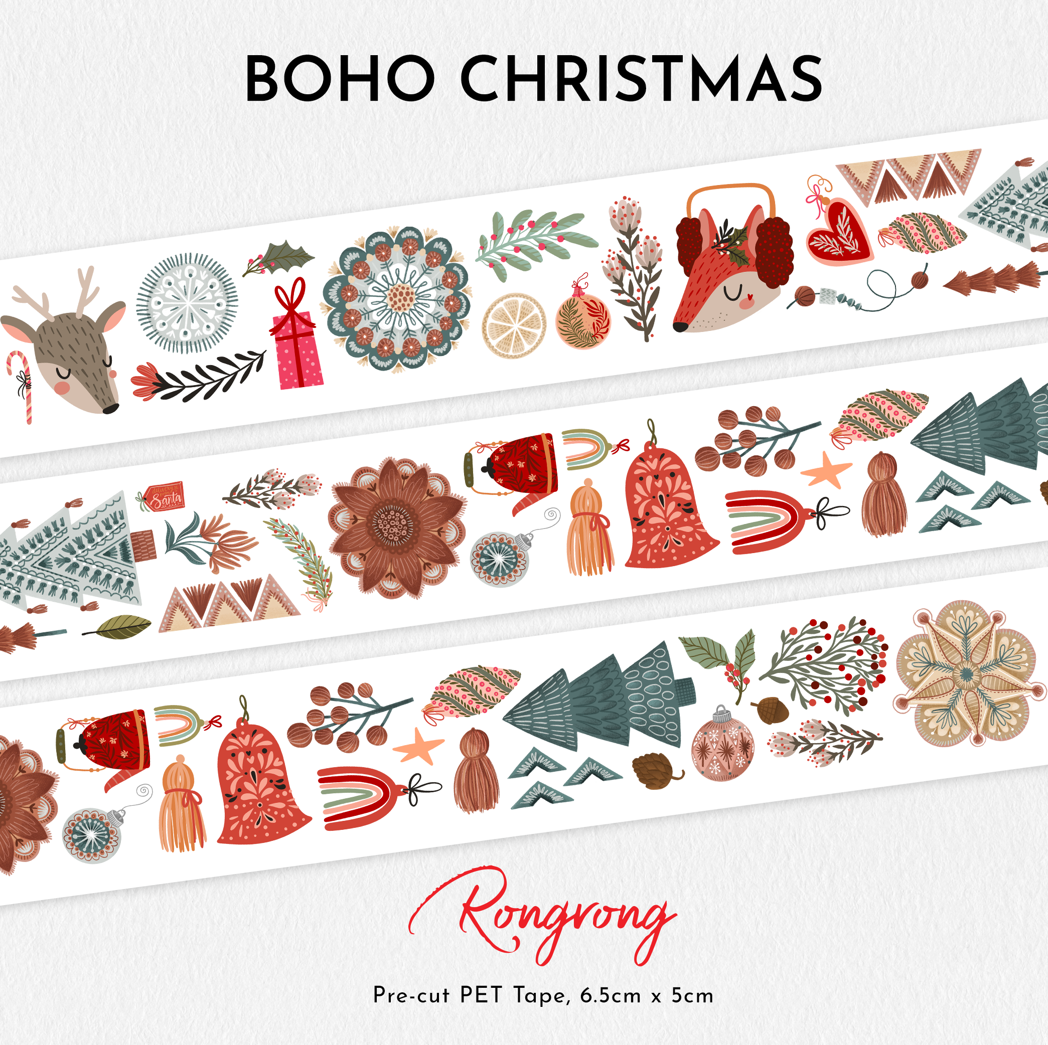 Shop Rongrong Boho Christmas PET Tape