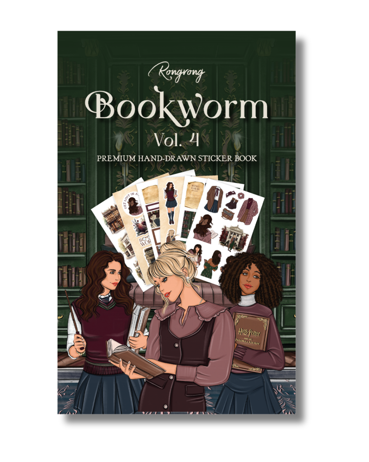 Sticker book cover titled &
