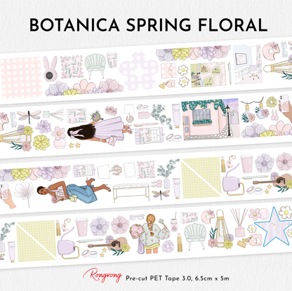 Botanica Spring Floral Pre-cut PET Tape [3.O]