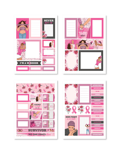 Shop Rongrong Breast Cancer awarenss Planner Sticker Pack