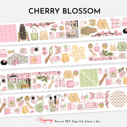 Cherry Blossom Pre-cut PET Tape [3.O]