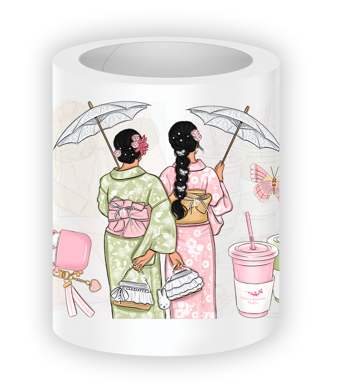 Cherry Blossom Pre-cut PET Tape 3.0 | Sakura Journaling Tape