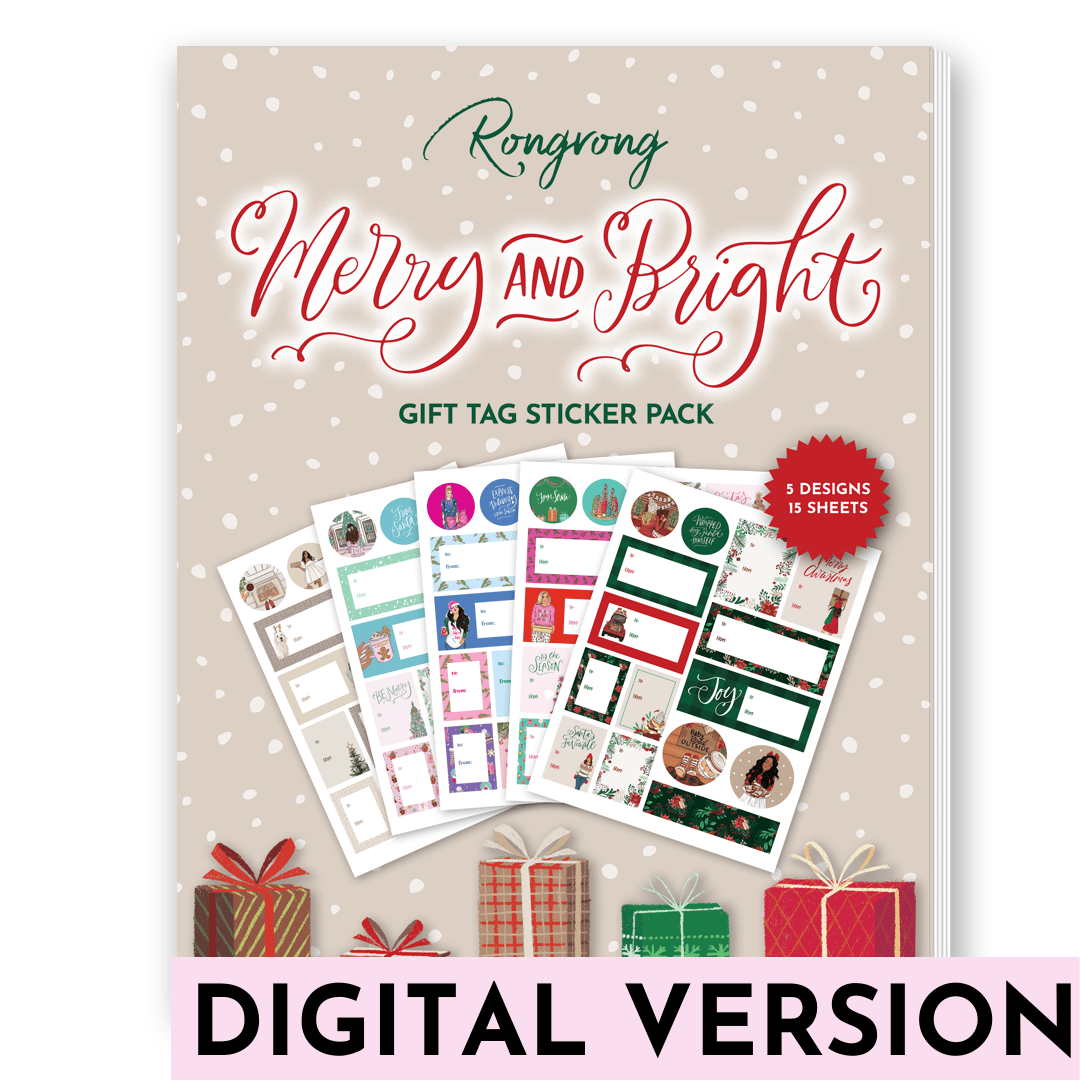 Shop Rongrong Christmas Gift Tag Sticker Pack [DIGITAL DOWNLOAD]