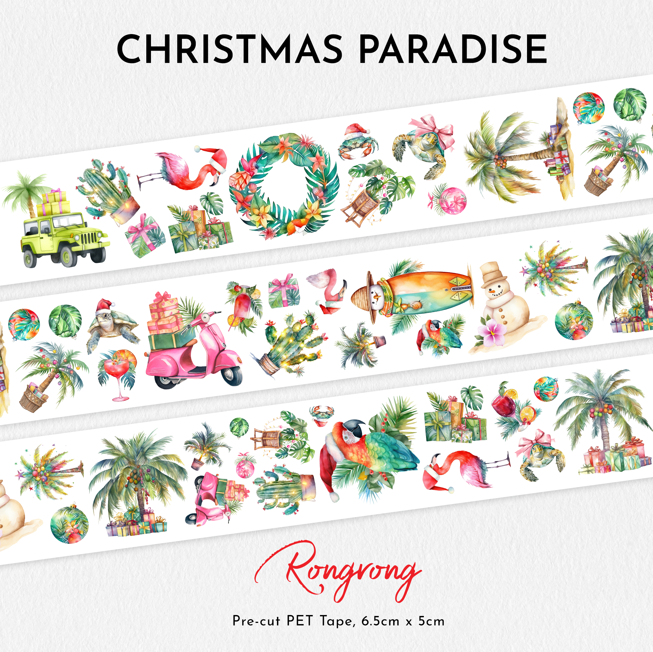 Shop Rongrong Christmas Paradise PET Tape