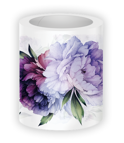 Shop Rongrong Cold Flowers, Watercolor Peonies PET Tape