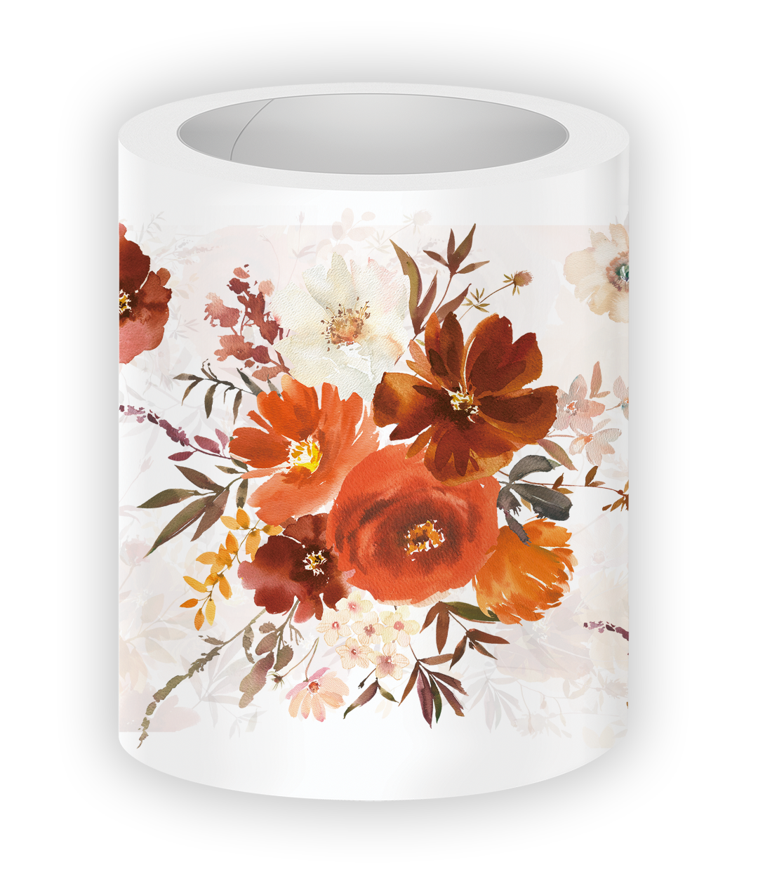 Copper Flowers PET Tape