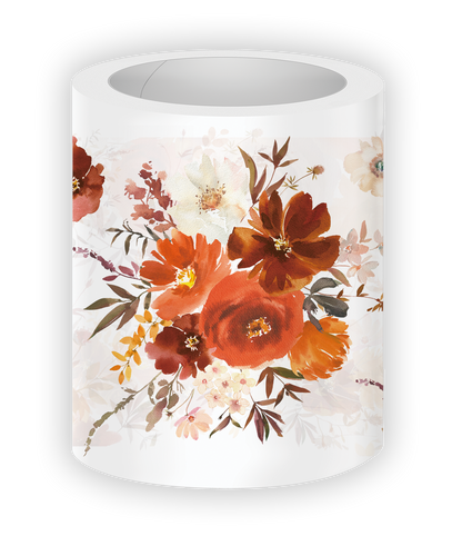 Copper Flowers PET Tape