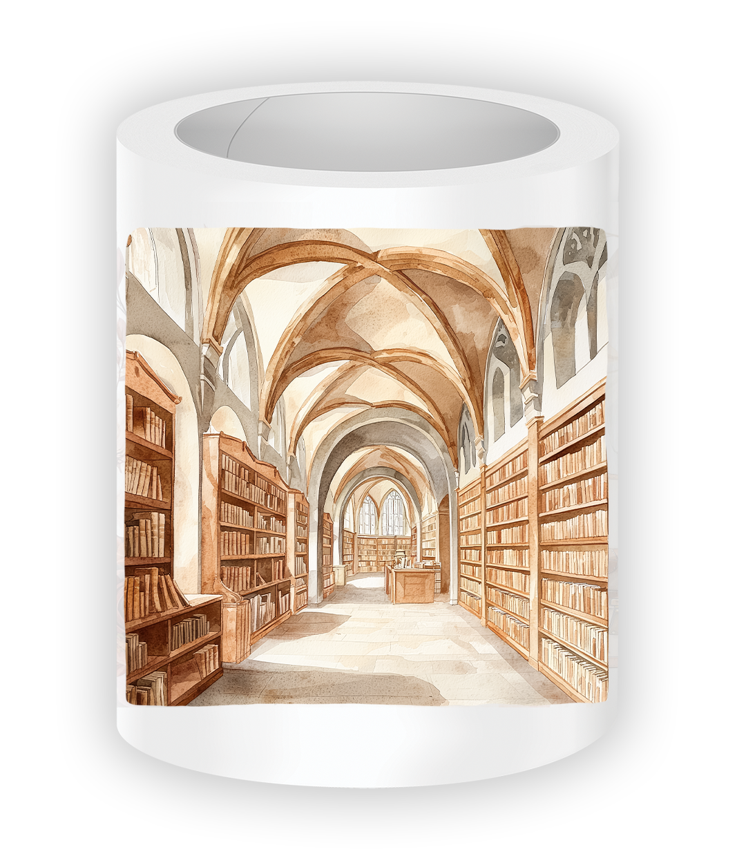 Copper Bookworm Stickers