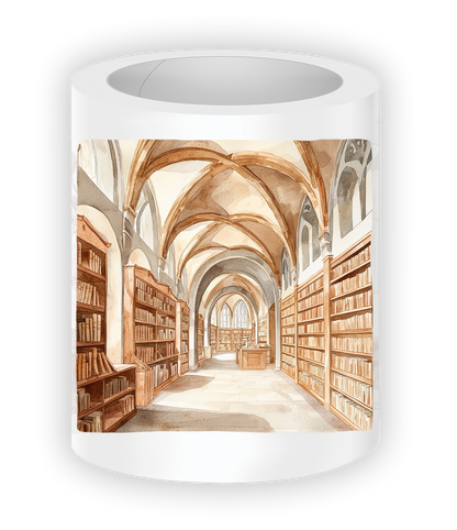 Copper Bookworm Stickers