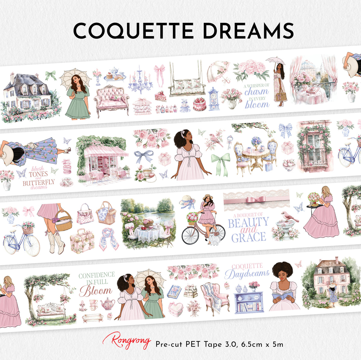 Coquette Dreams PET Tape