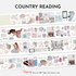 Country Reading Pre-cut PET Tape [3.O]