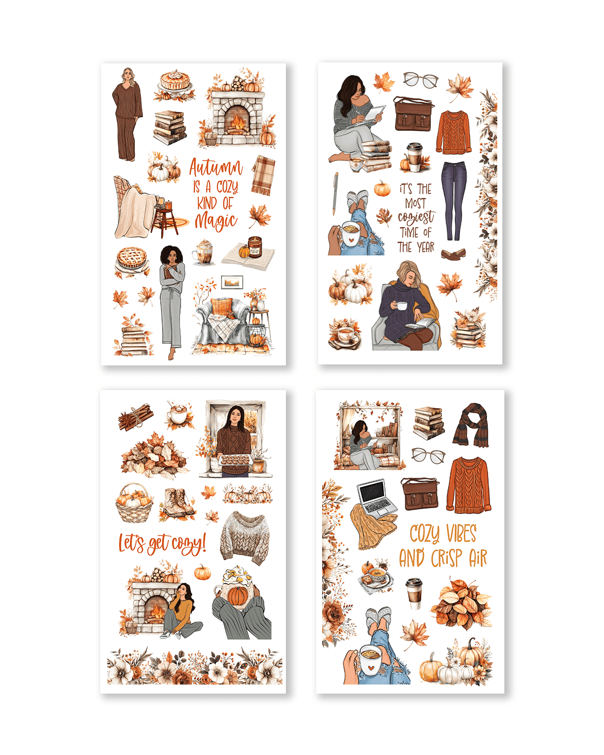 Fall themed planner kit