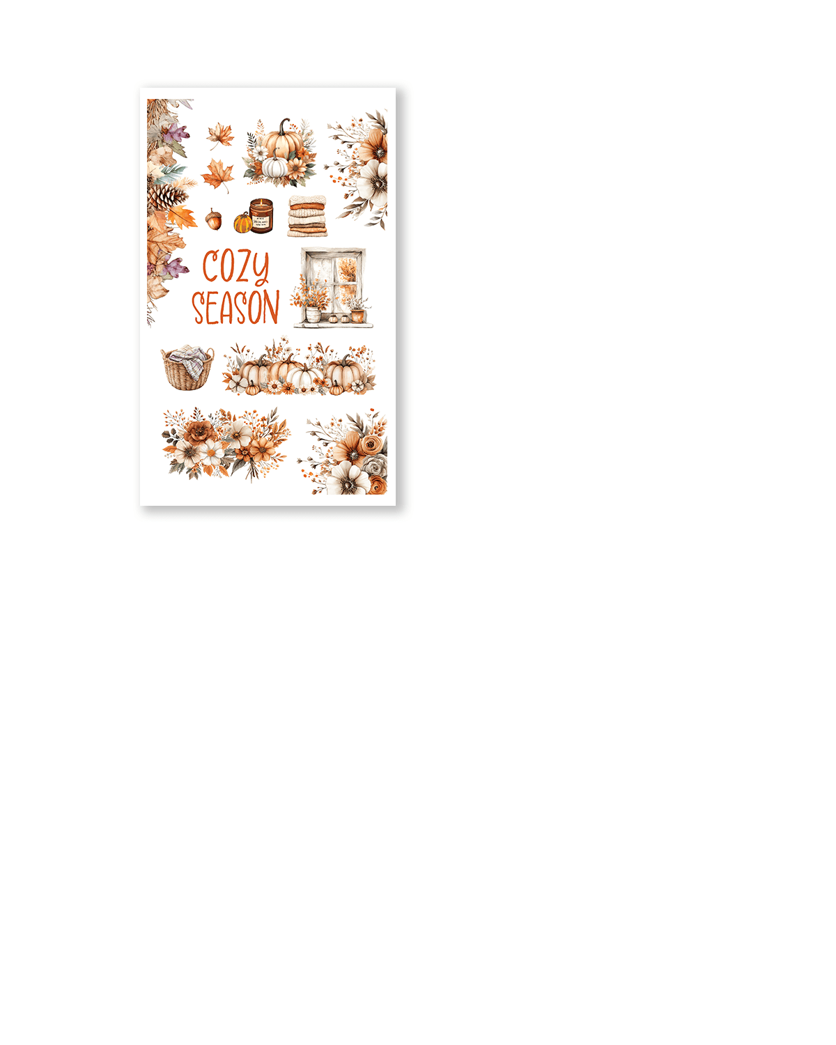 fall stickers for journaling