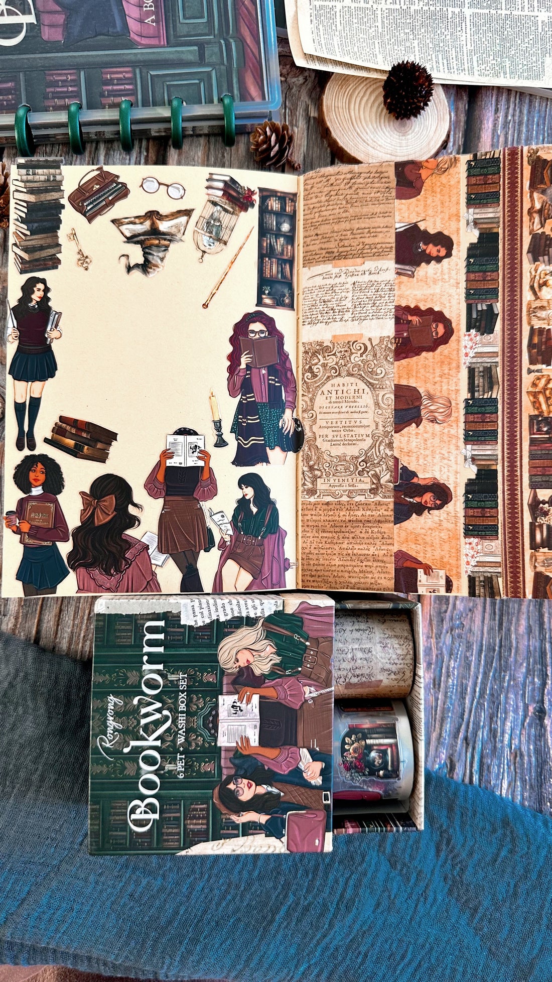 Bookworm illustrations