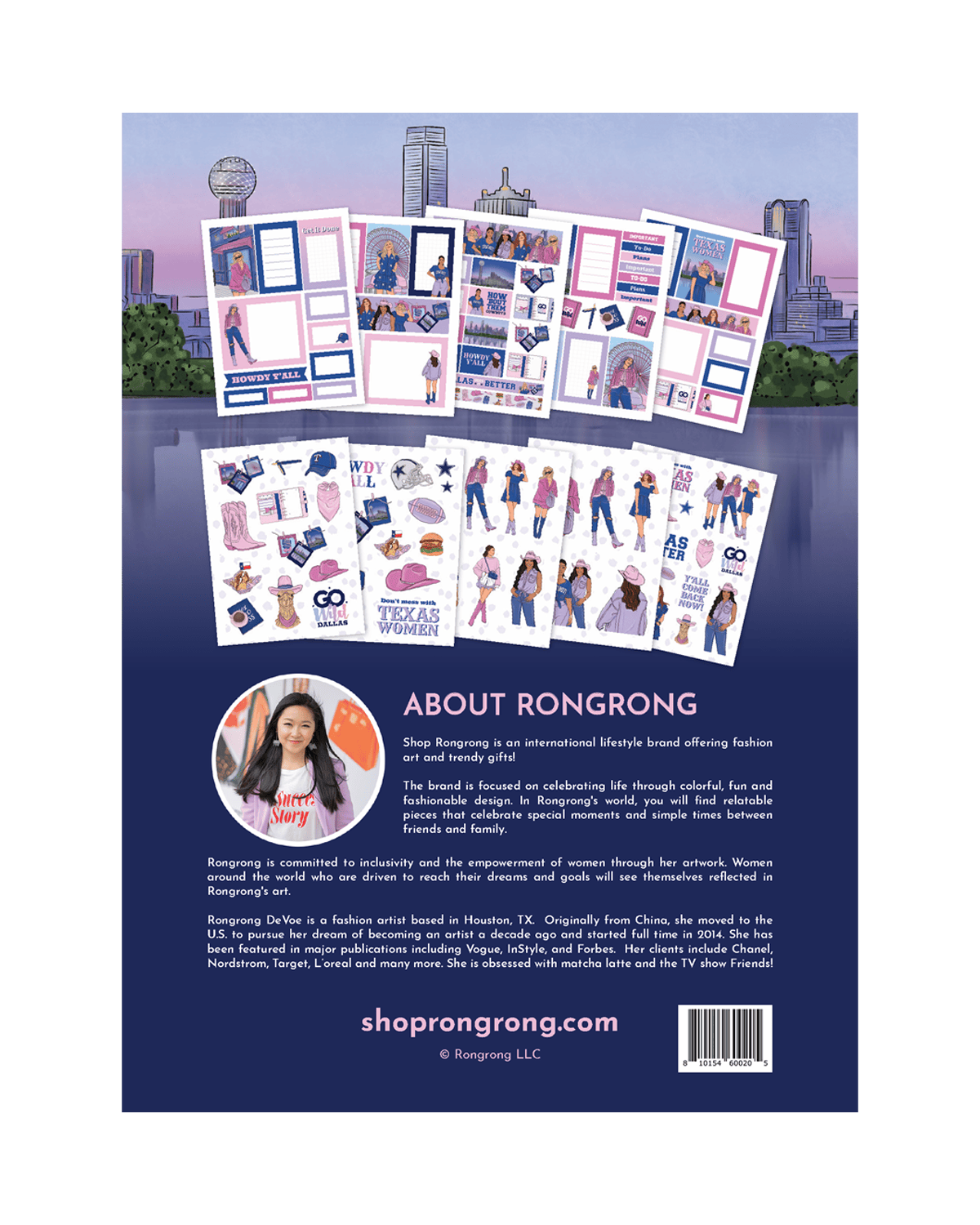 Shop Rongrong Dallas Planner Sticker Pack 