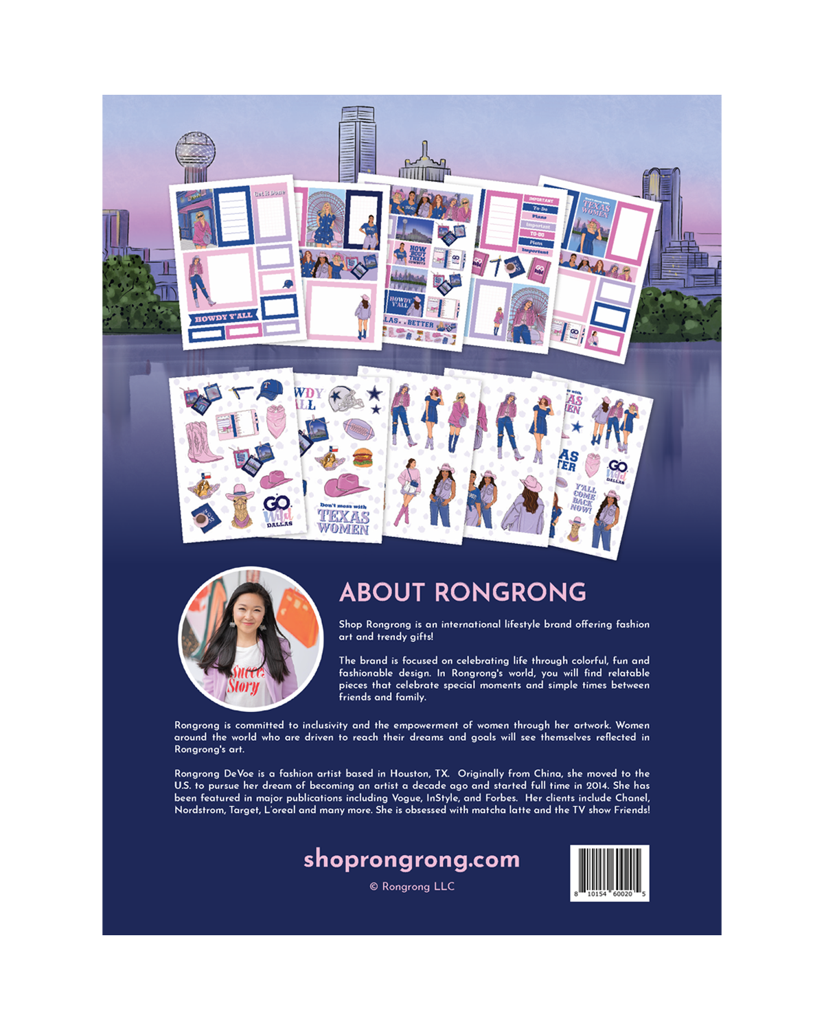 Shop Rongrong Dallas Planner Sticker Pack 