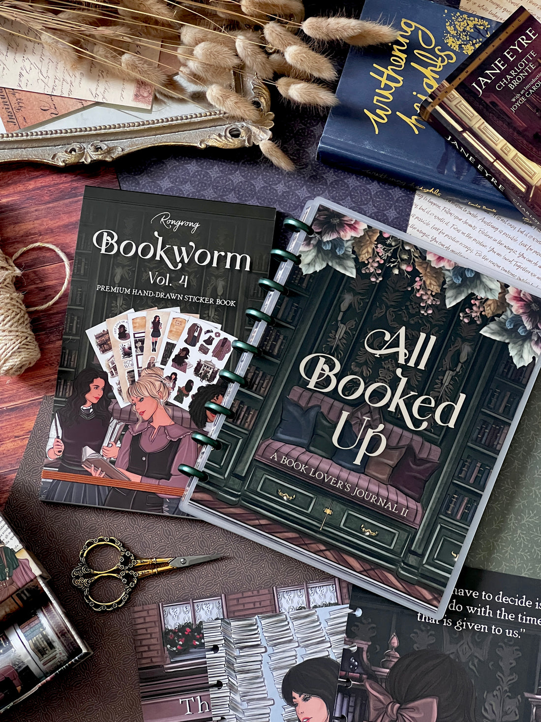 Dark Academia All Booked Up Reading Journal