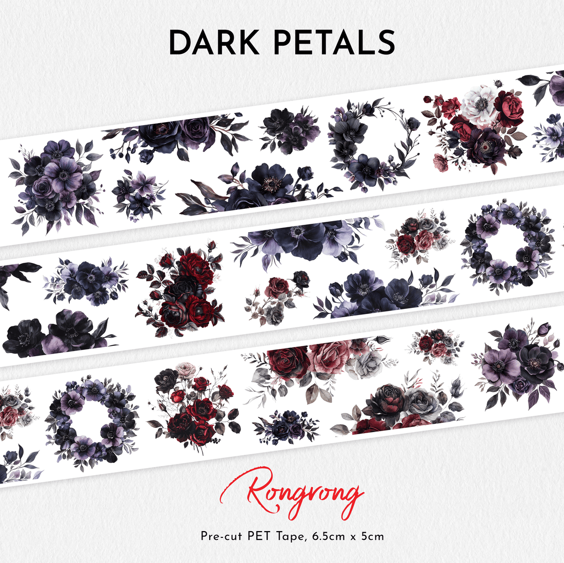Dark Petals PET Tape