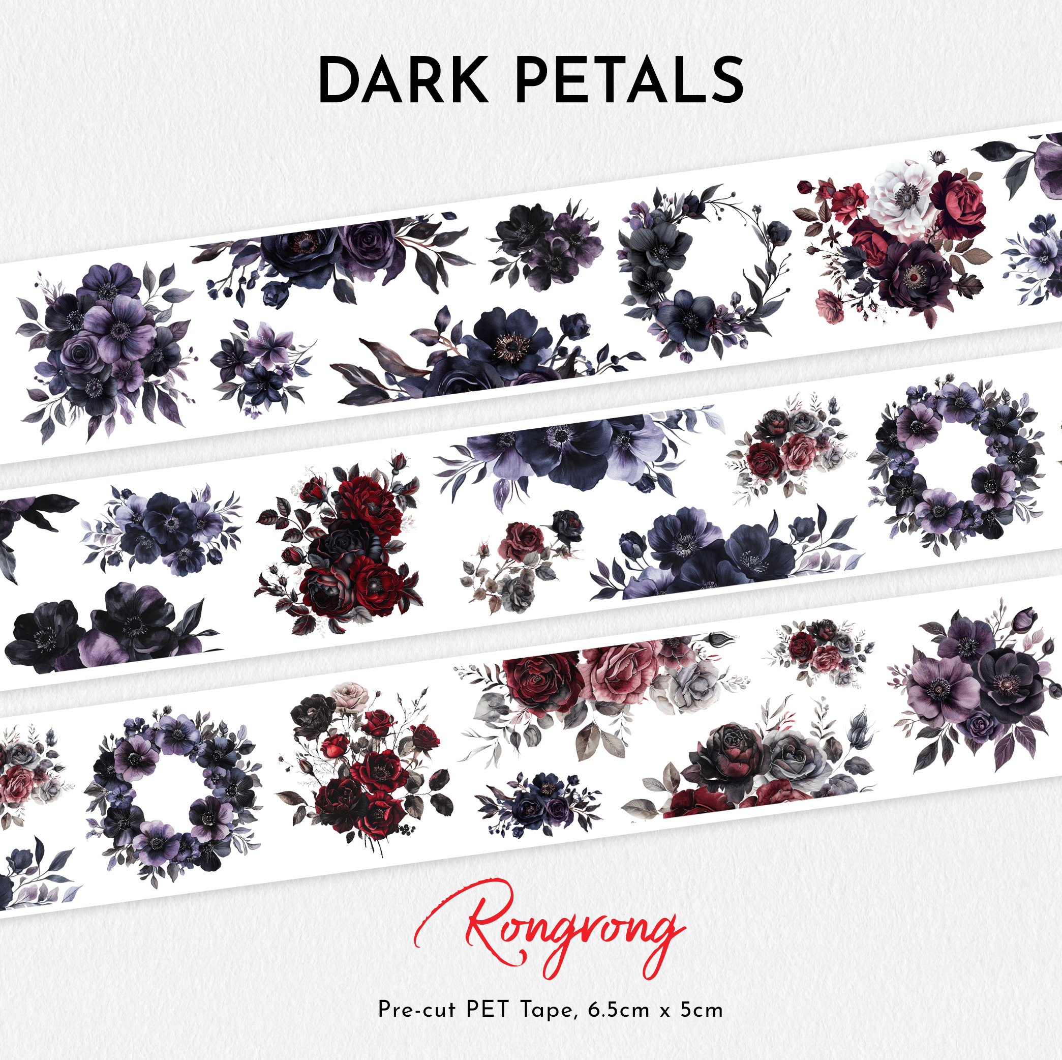 Dark Petals PET Tape