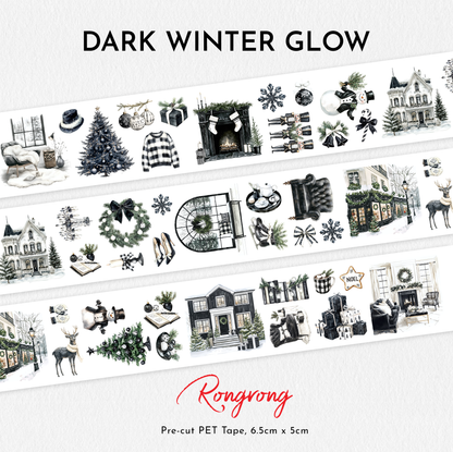 Dark Winter Glow Pre-cut PET Tape