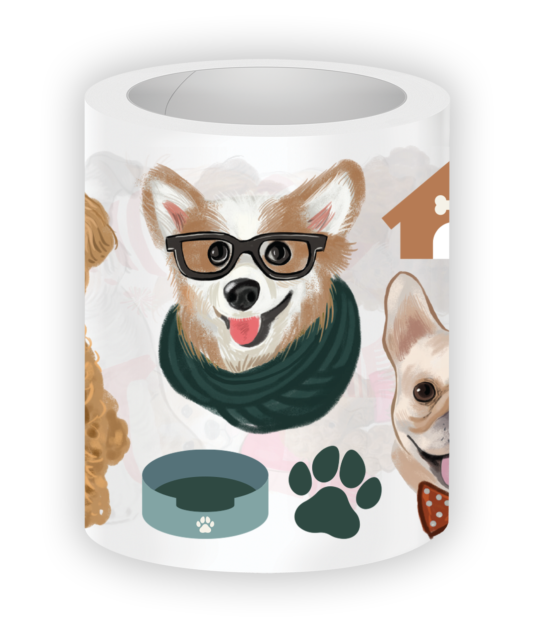 Dog themed stickers