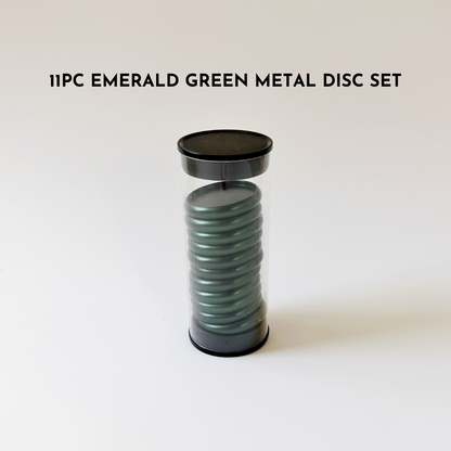 Emerald Green Metal Planner Disc Set [11 PC]