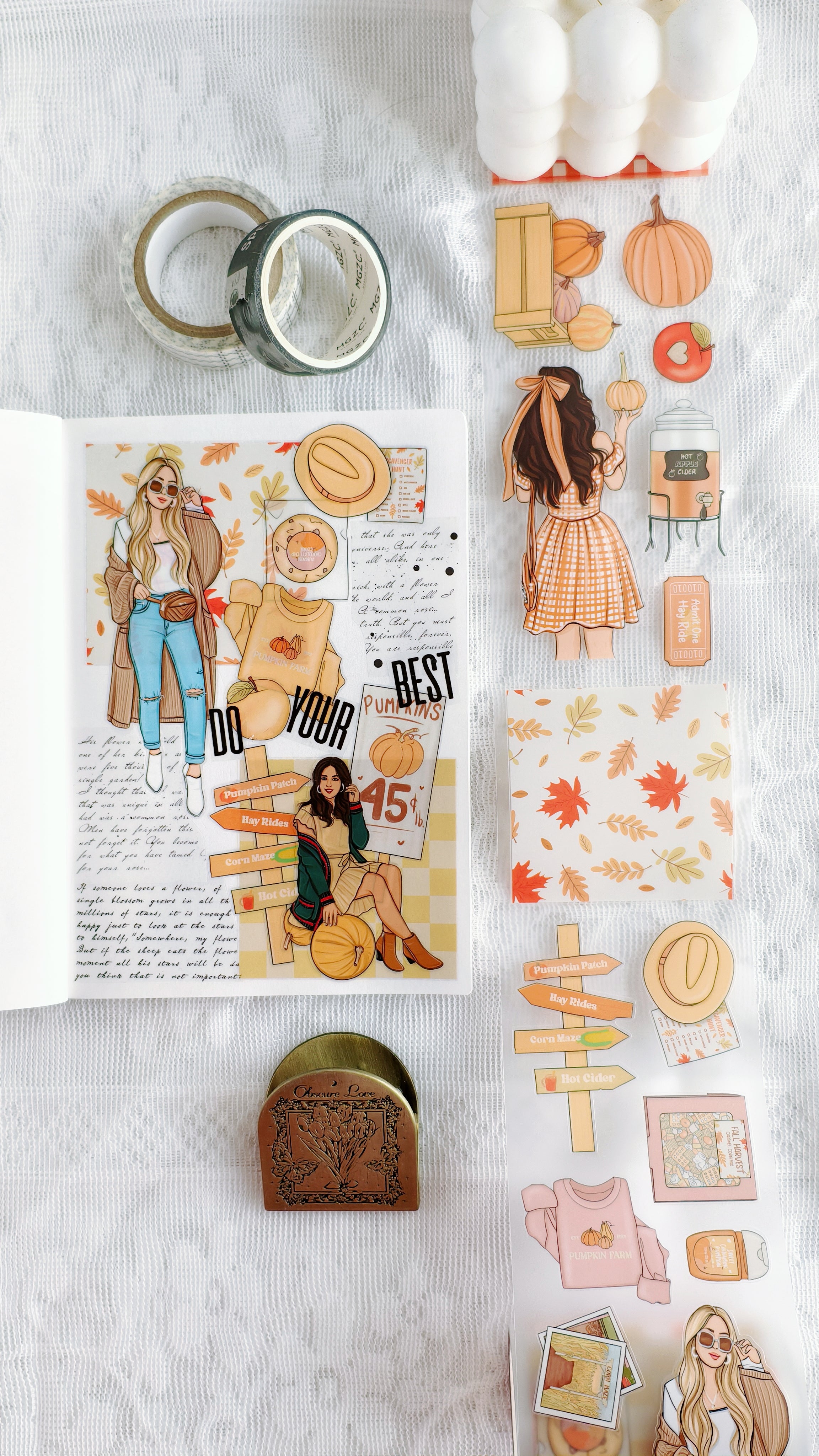 Fall Festival Pre-cut PET Tape Showcase
