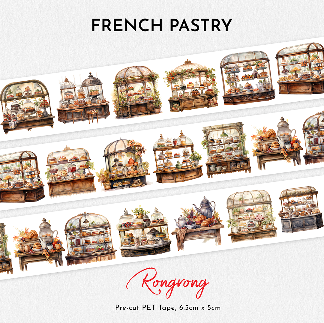 Shoop Rongrong French Pastry PET Tape