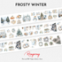 Frosty Winter Pre-cut PET Tape