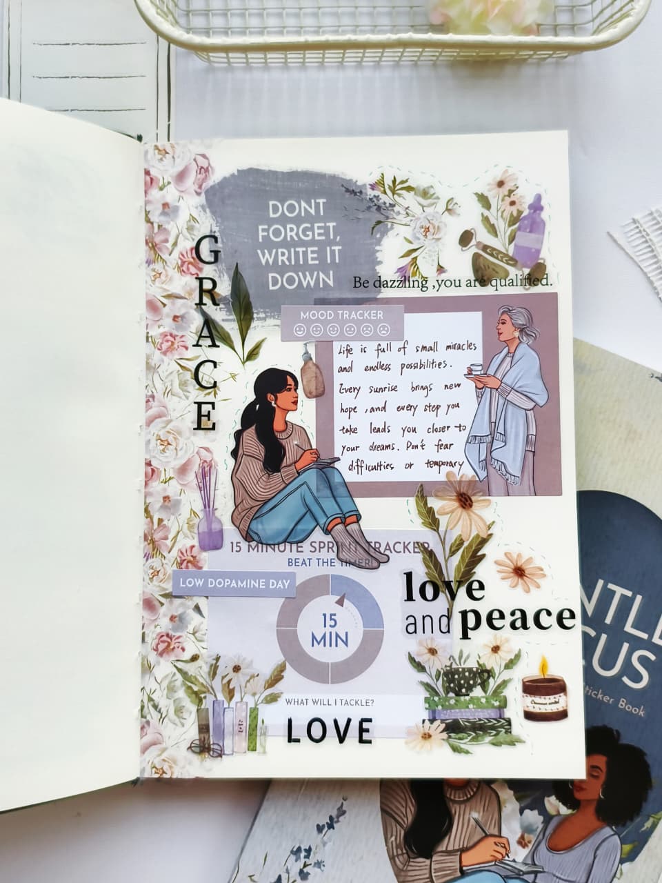Mood tracker book titled &
