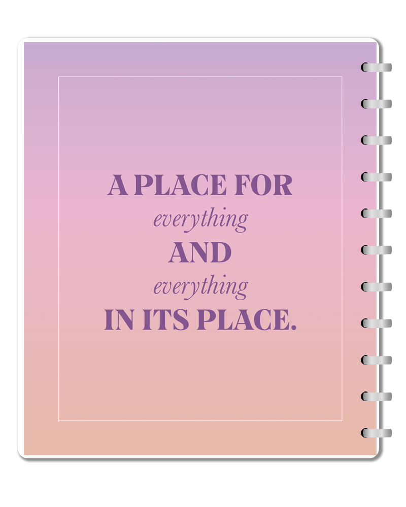 PET Tape Storage Book for Planners