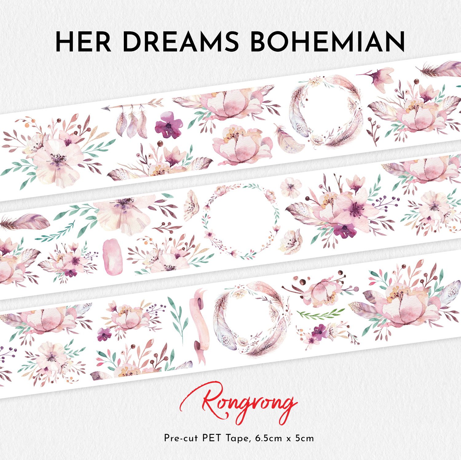 Shop Rongrong Her Dreams Bohemian PET Tape