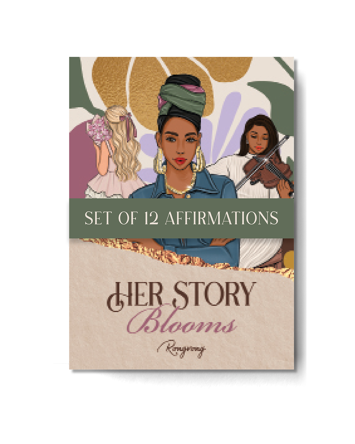 Her Story Blooms Affirmation Cards