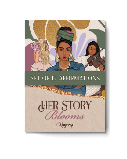 Her Story Blooms Affirmation Cards