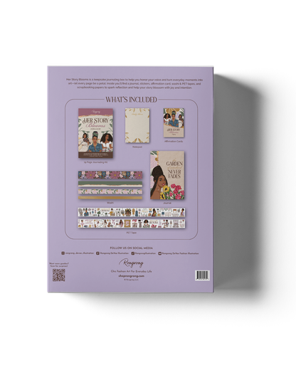 Her Story Blooms Box Back Cover