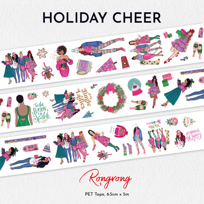 Shop Rongrong Holliday Cheer PET Tape for Planner